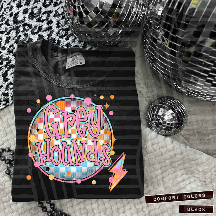 Neon Bright Circle DTF Print