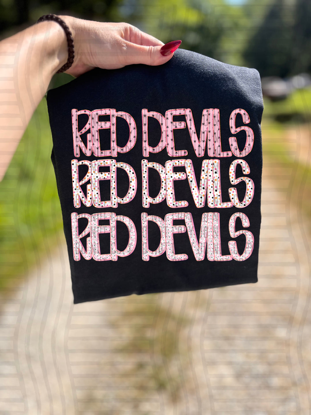 Girly Spooky Triple Stacked DTF Print