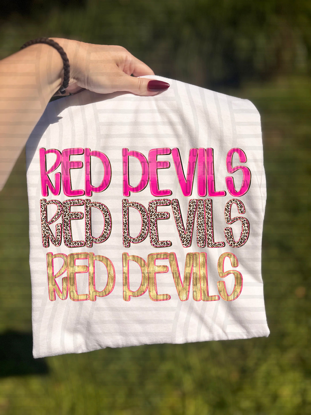Pretty In Pink Triple Stacked DTF Print