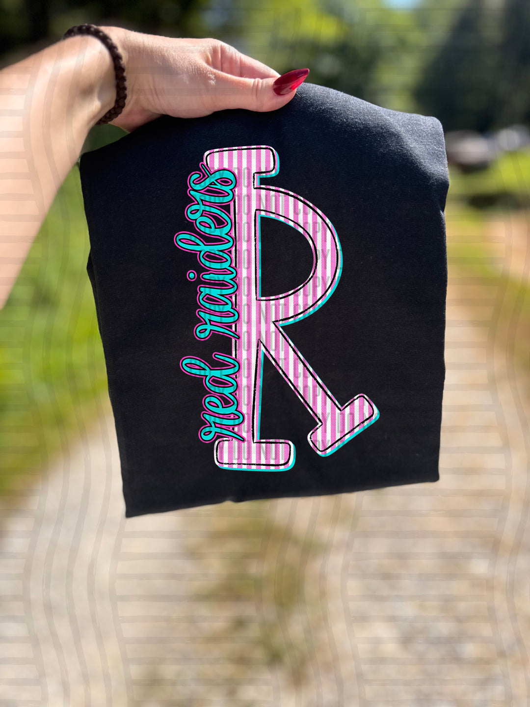 Mixy Pink Seersucker DTF Print