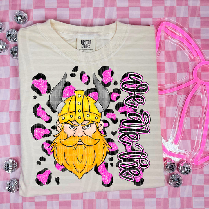 Preppy Leopard Mascot Heads DTF Print