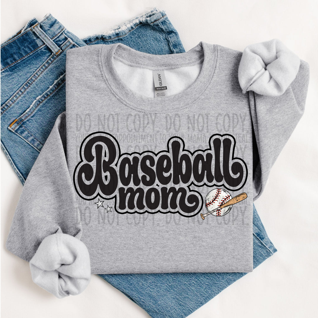 Baseball Mom DTF Print