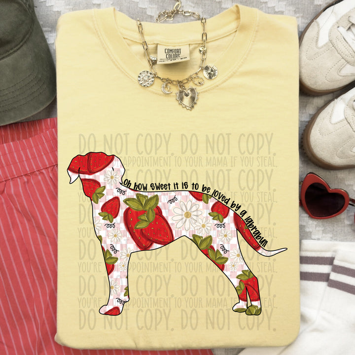 How Sweet Dog DTF Print