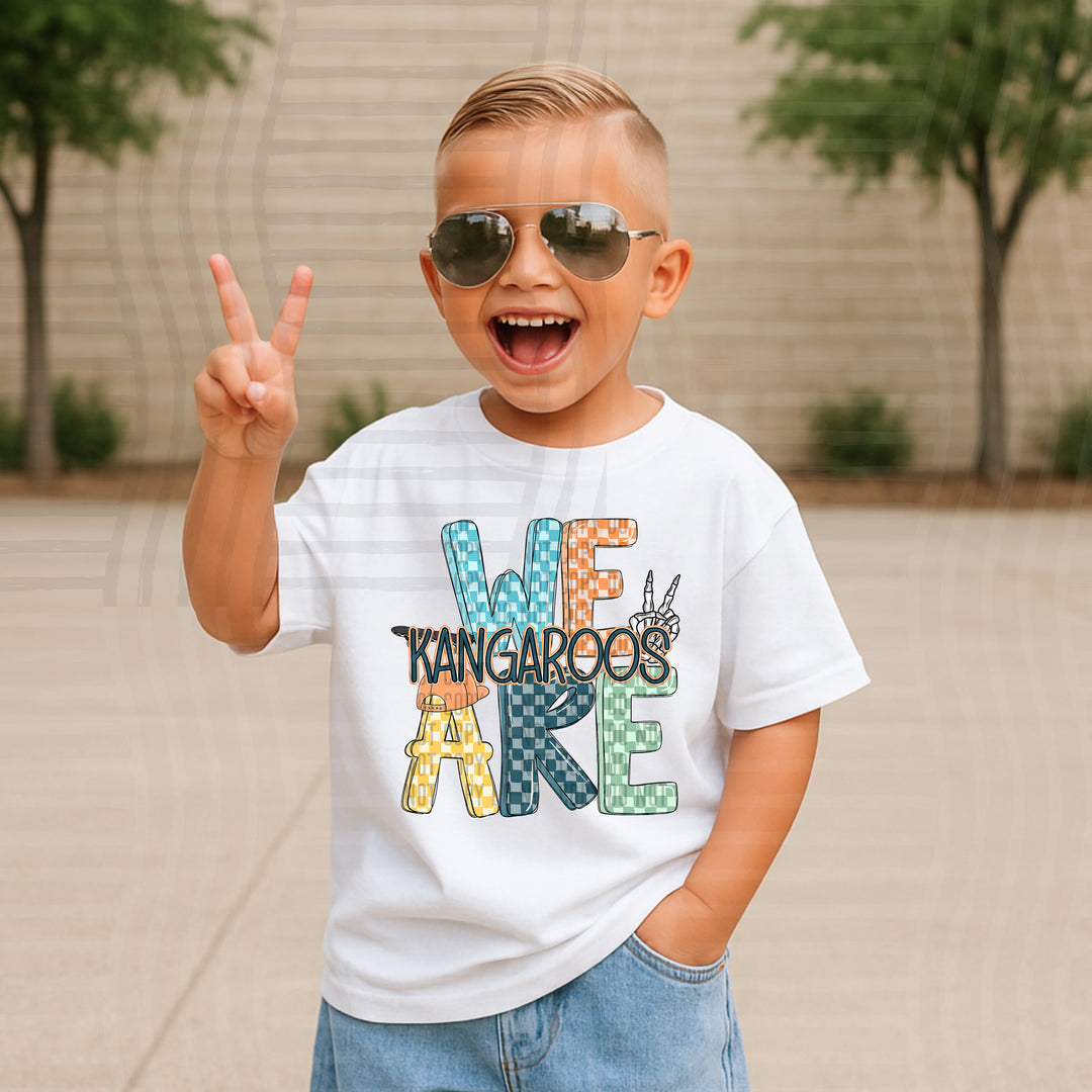 Boy Checks DTF Print