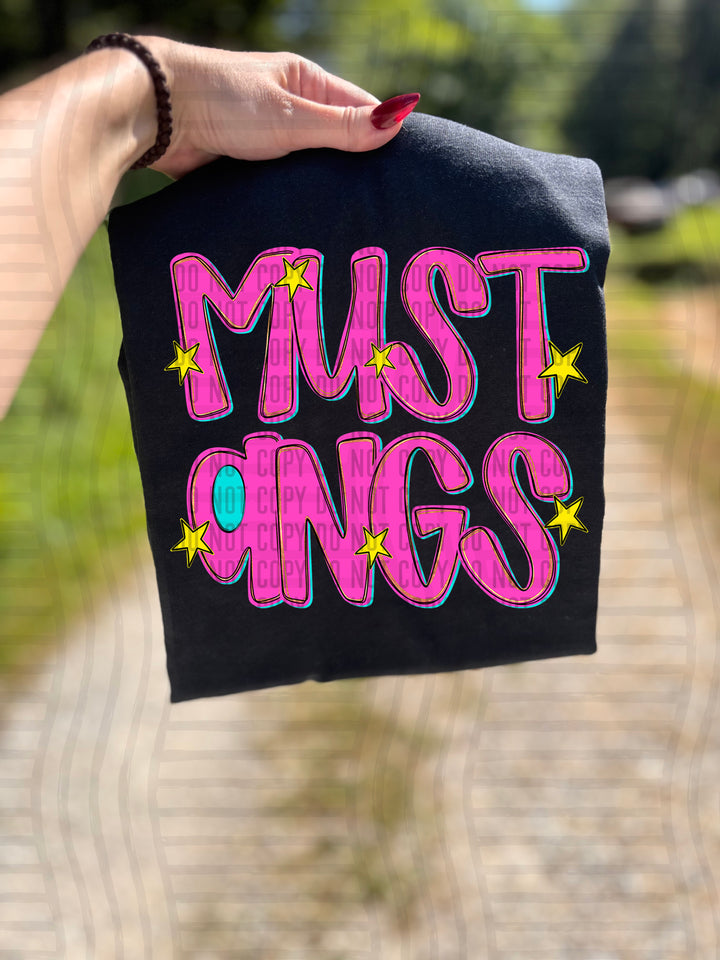 Pink Glow DTF Print