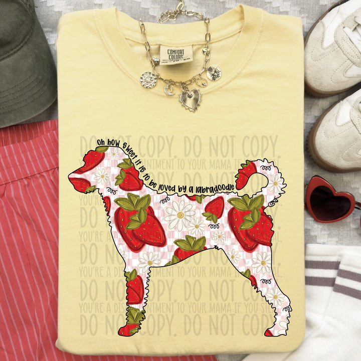 How Sweet Dog DTF Print