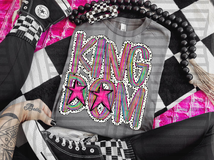 Brushstroke Dots DTF Print