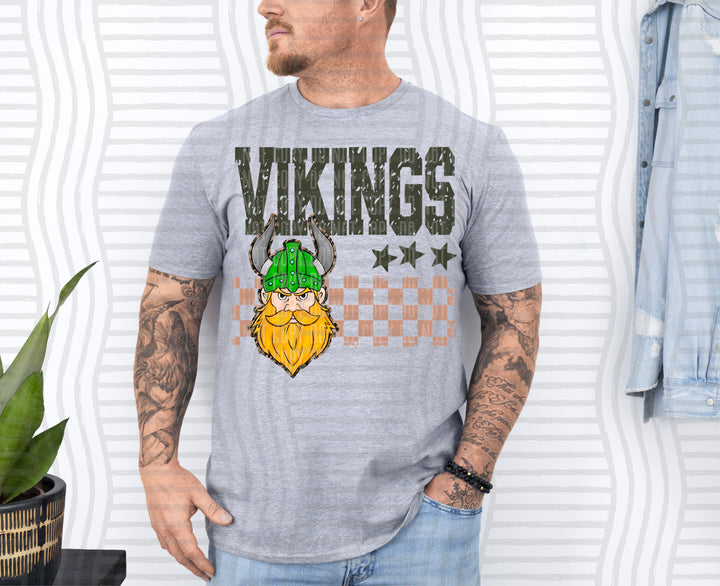 Camo Mascot Heads DTF Print