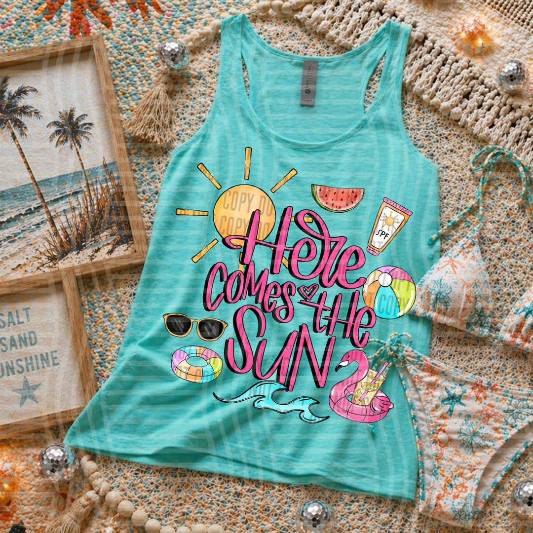 Here Comes The Sun DTF Print