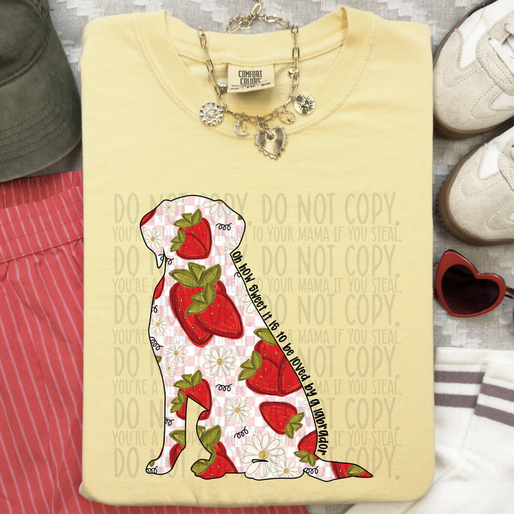 How Sweet Dog DTF Print