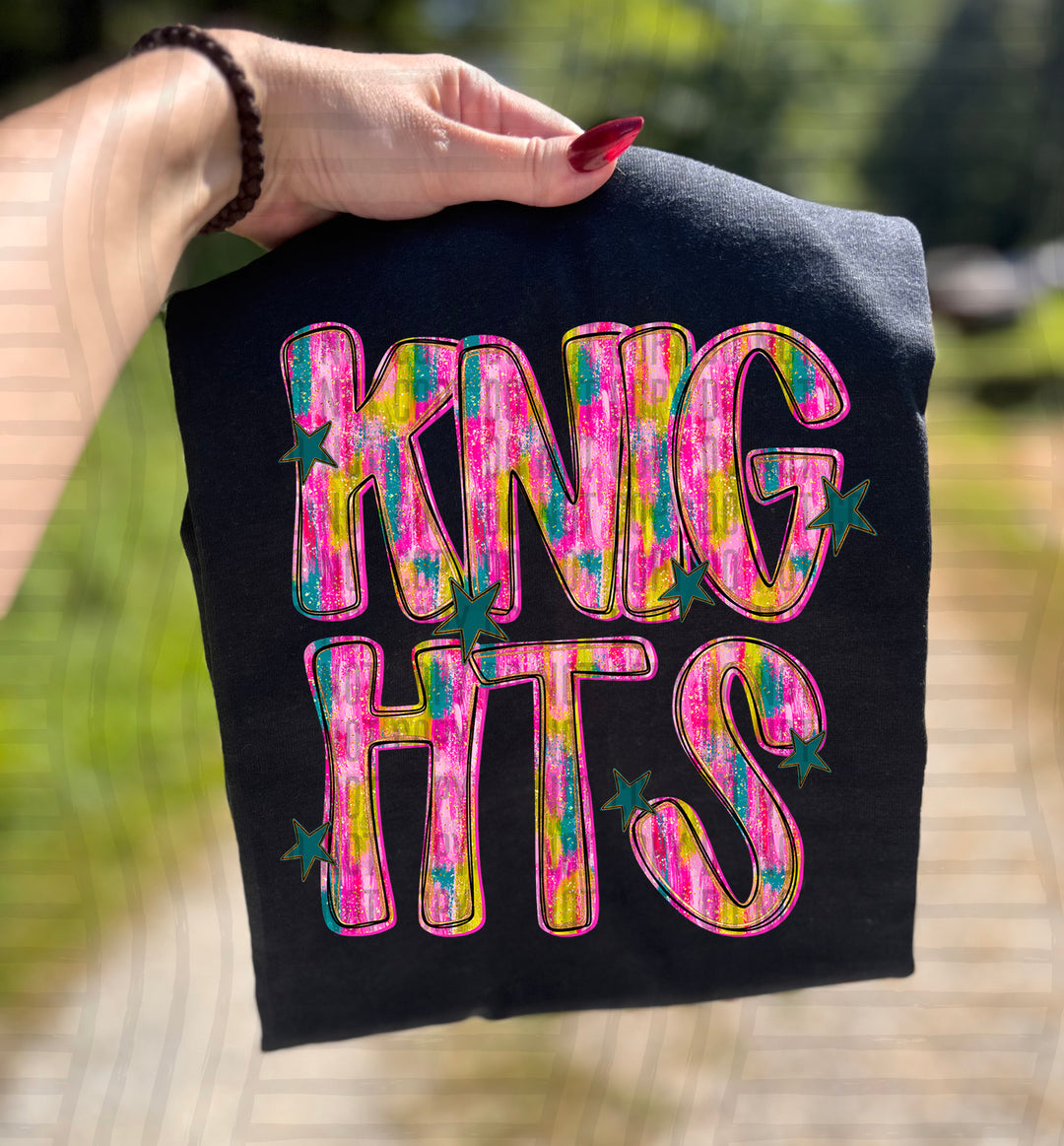 Holiday Brushstroke DTF Print