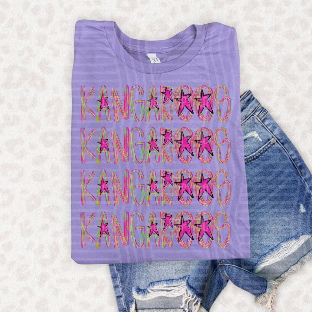 Brushstroke Quad DTF Print