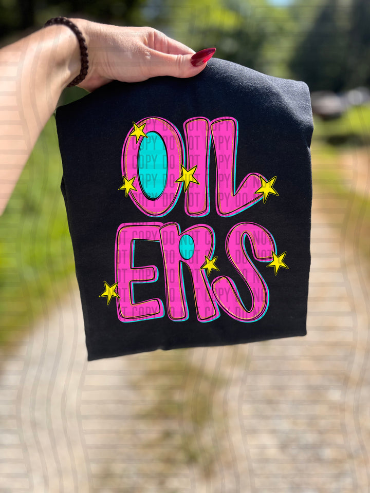 Pink Glow DTF Print