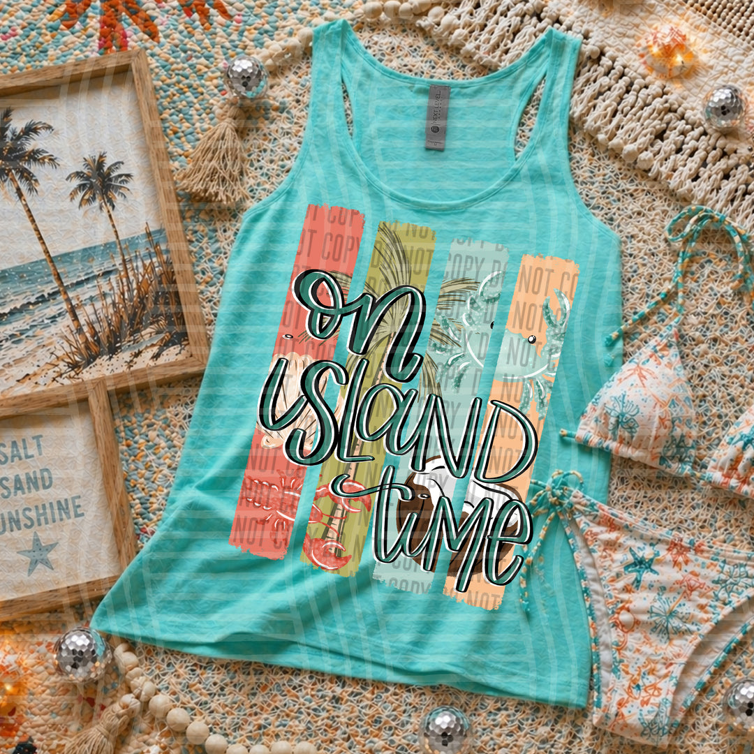 On Island Time DTF Print