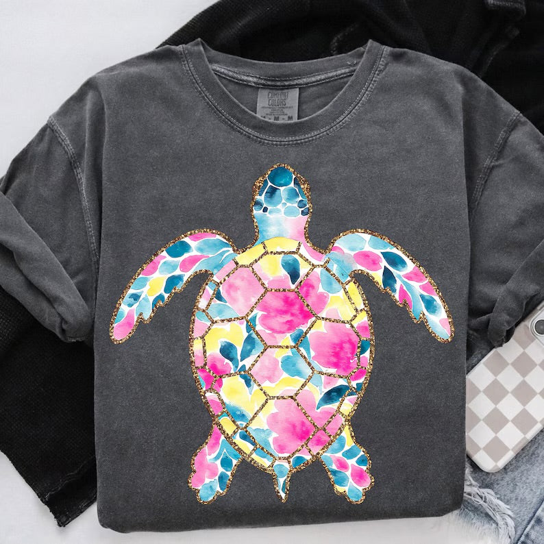 Sea Turtle DTF Print