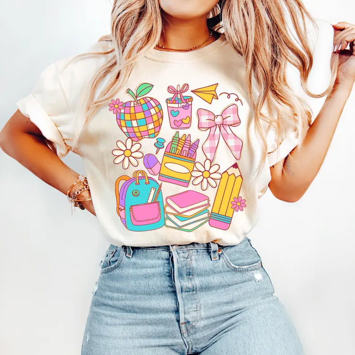 Teacher Collage DTF Print