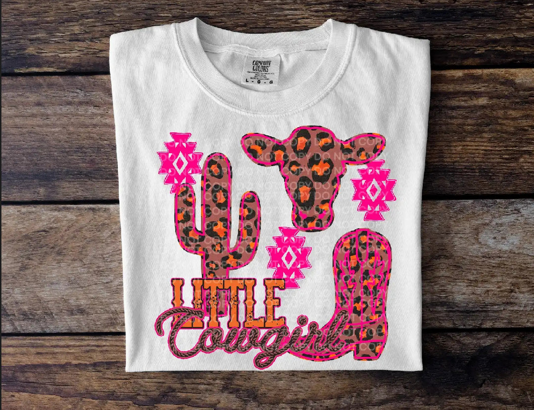 Little Cowgirl DTF Print