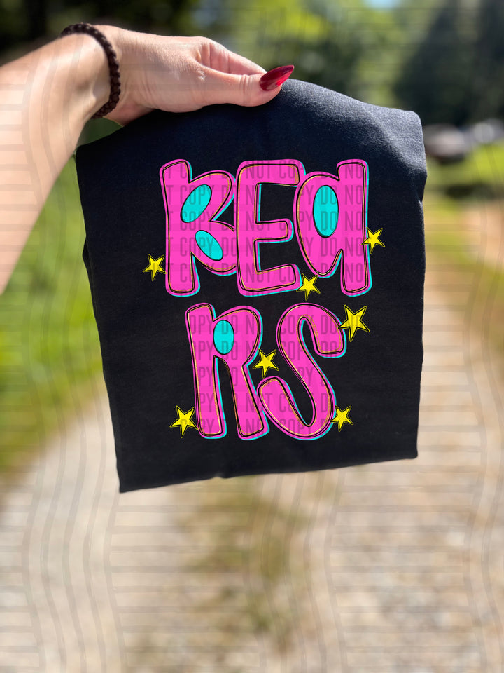 Pink Glow DTF Print