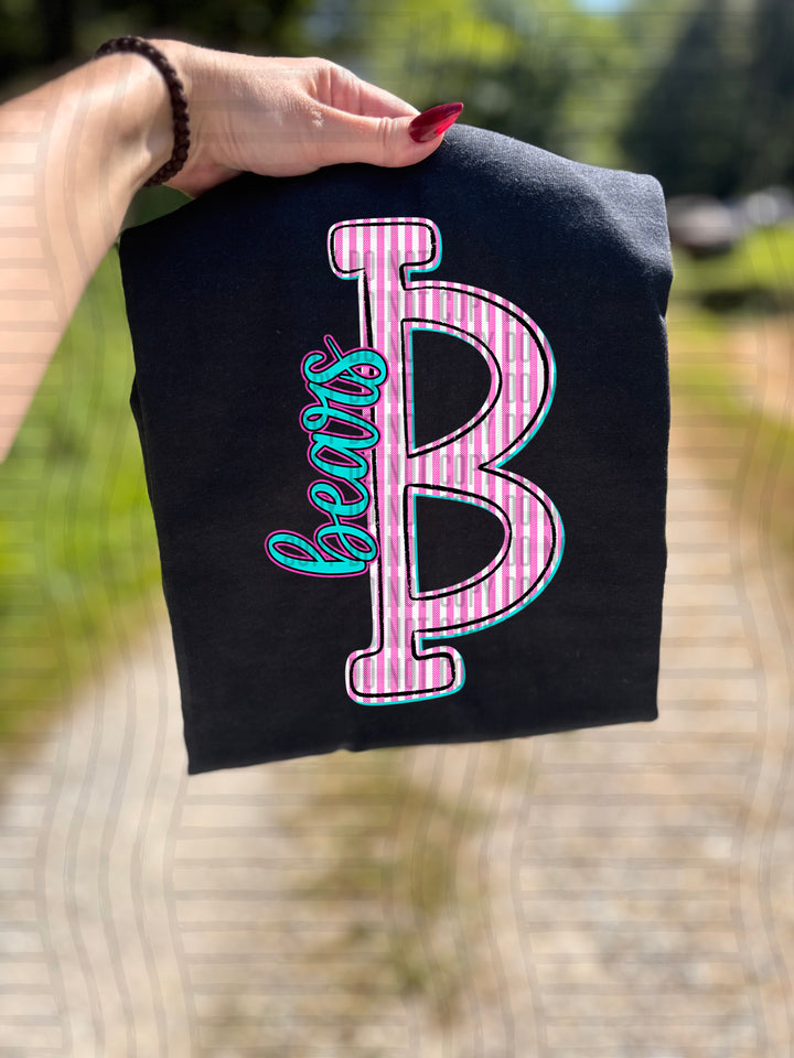 Mixy Pink Seersucker DTF Print