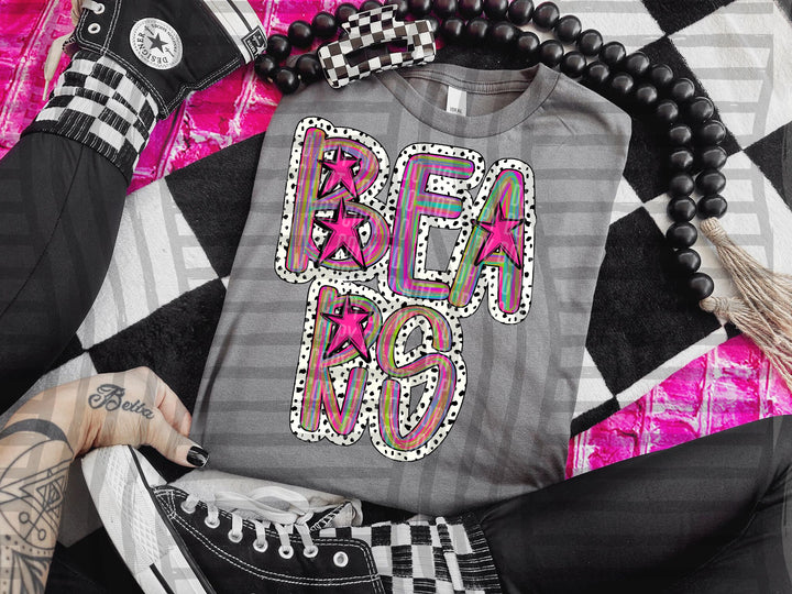 Brushstroke Dots DTF Print