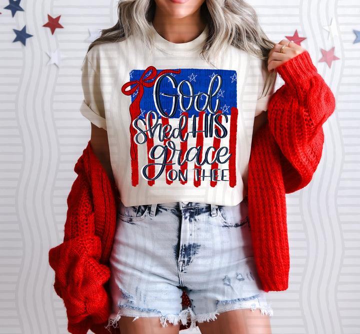 God Shed His Grace On Thee DTF Print