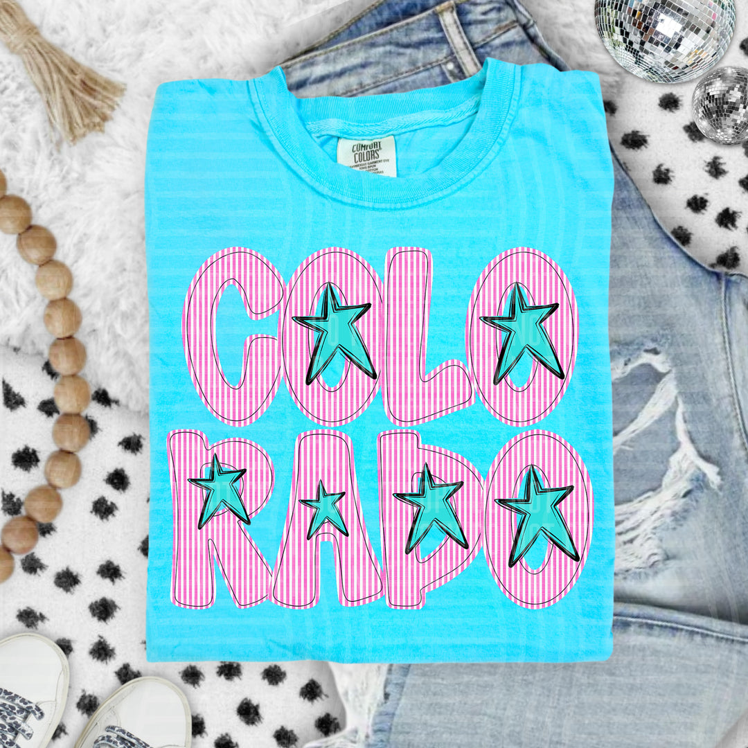 Seersucker States DTF Print