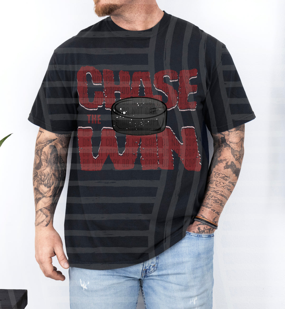 Chase The Win Hockey DTF Print