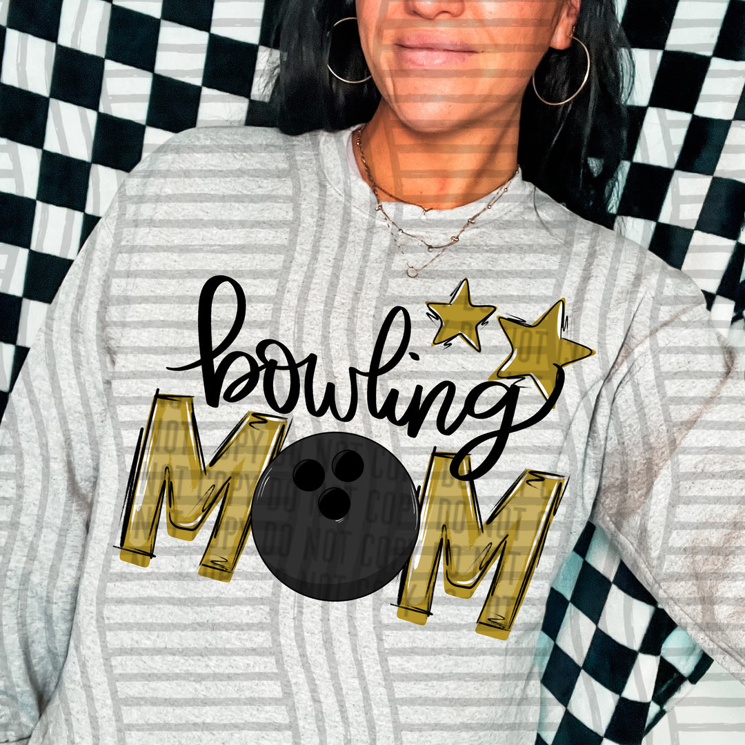 Sports Mom Bowling DTF Print