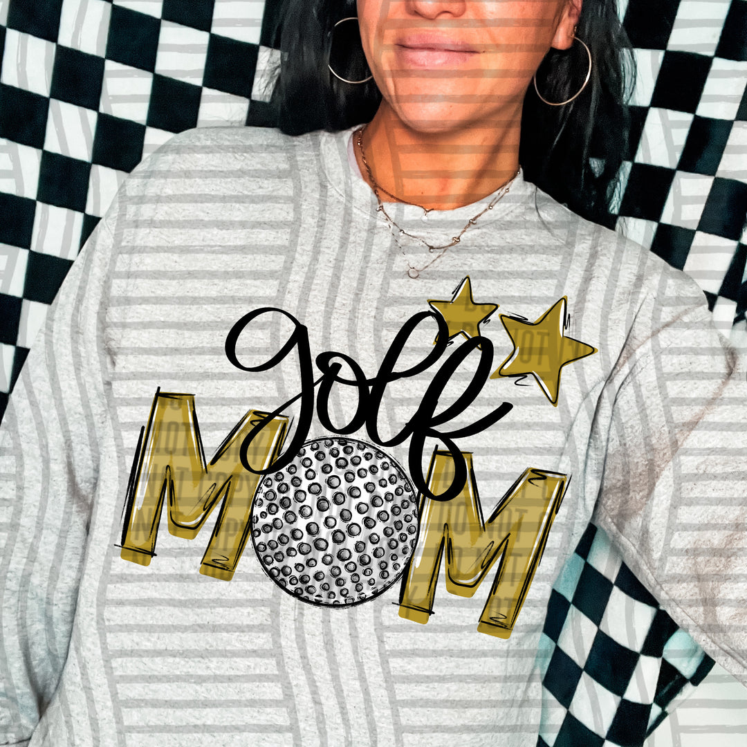 Sports Mom Golf DTF Print
