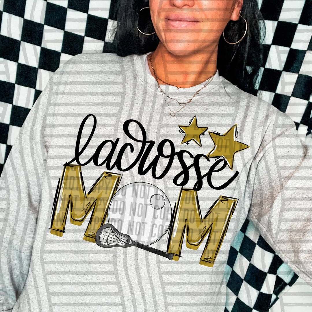 Sports Mom Lacrosse DTF Print