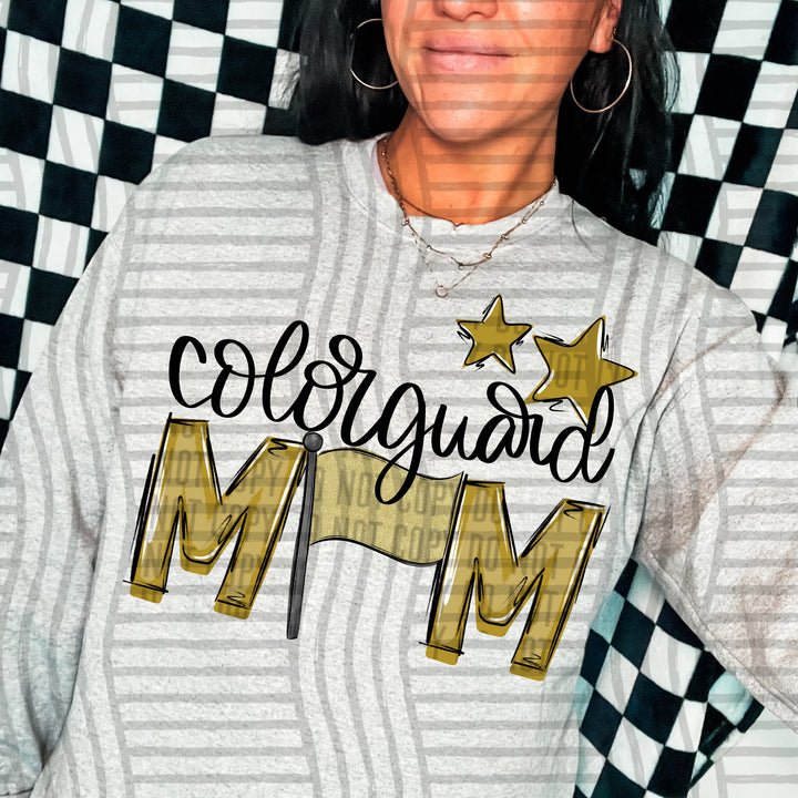 Sports Mom Colorguard DTF Print