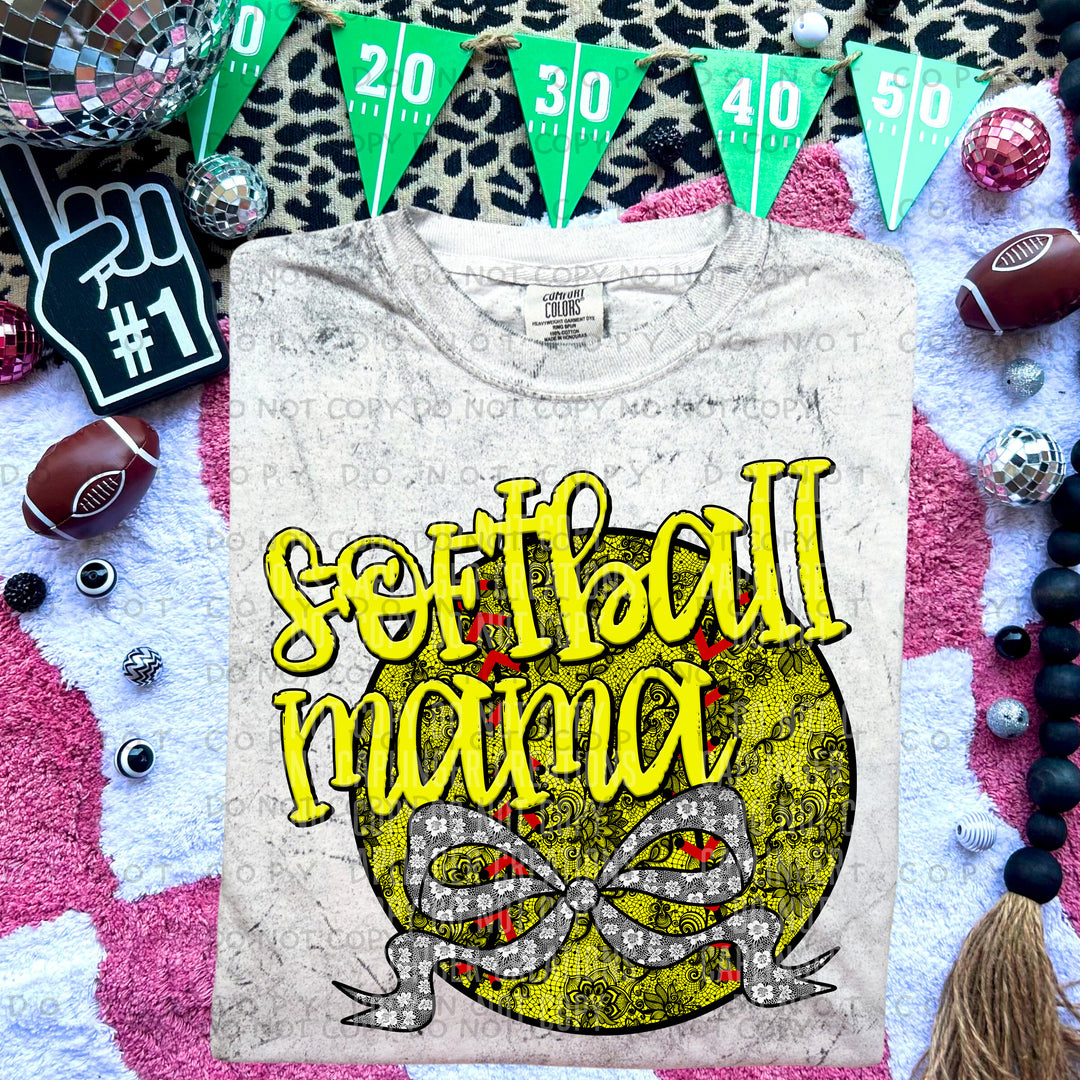 Mama Lace Sports Ball DTF Print