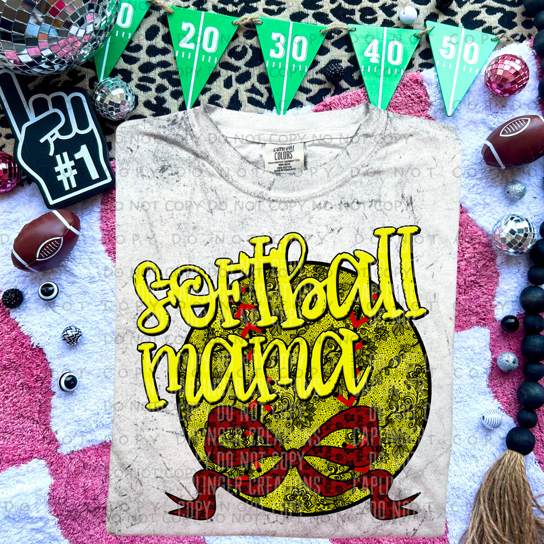Mama Lace Sports Ball DTF Print