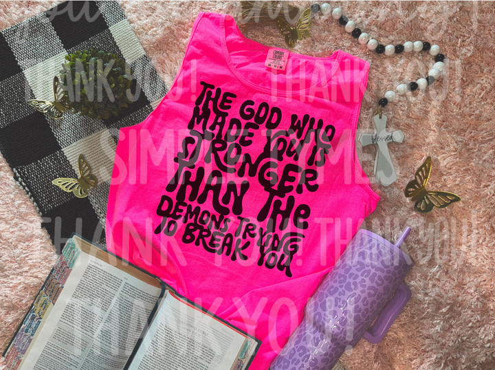 The God Who Made You DTF Print