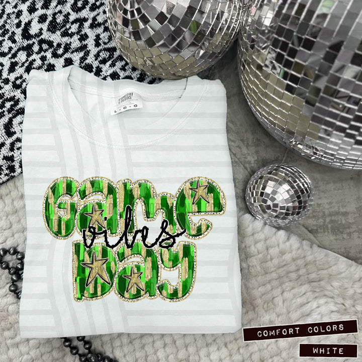 Game Day Vibes Brushstrokes DTF Print