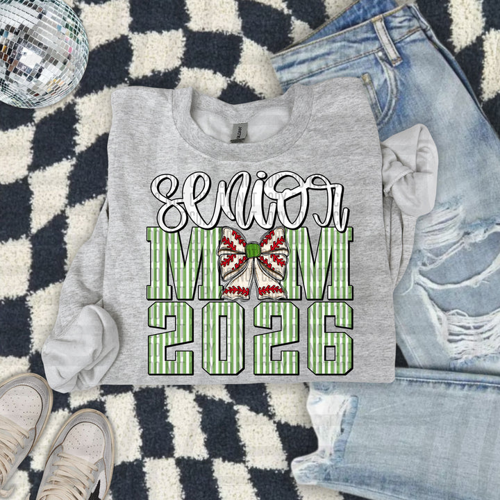 Senior Mom Baseball DTF Print