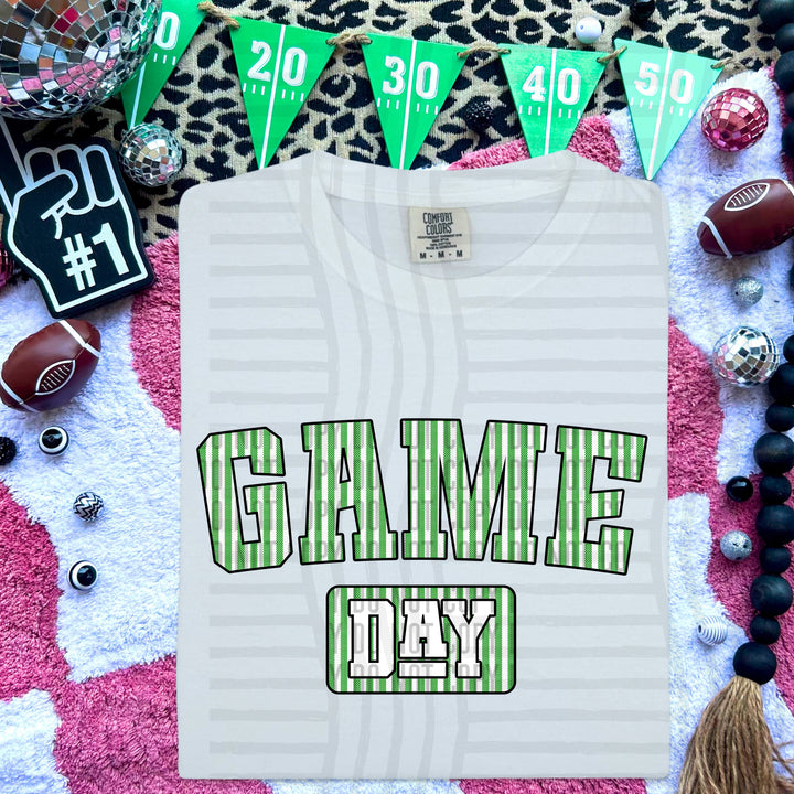 Game Day Seersucker DTF Print