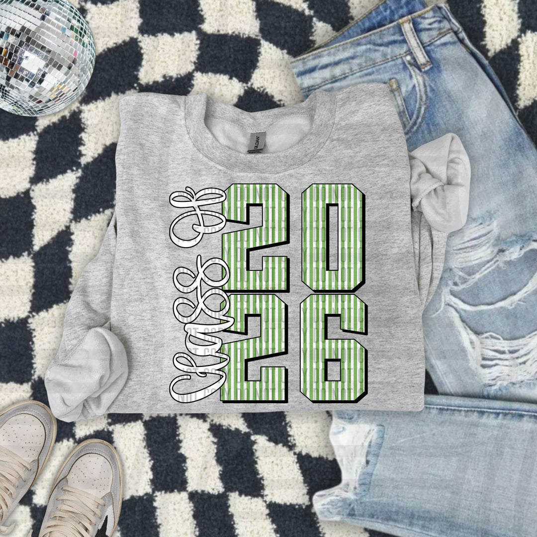 Class Of 2026 Seersucker DTF Print