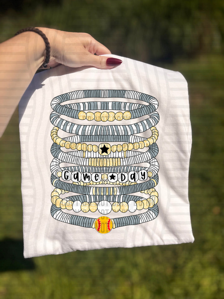 Softball Bracelets DTF Print