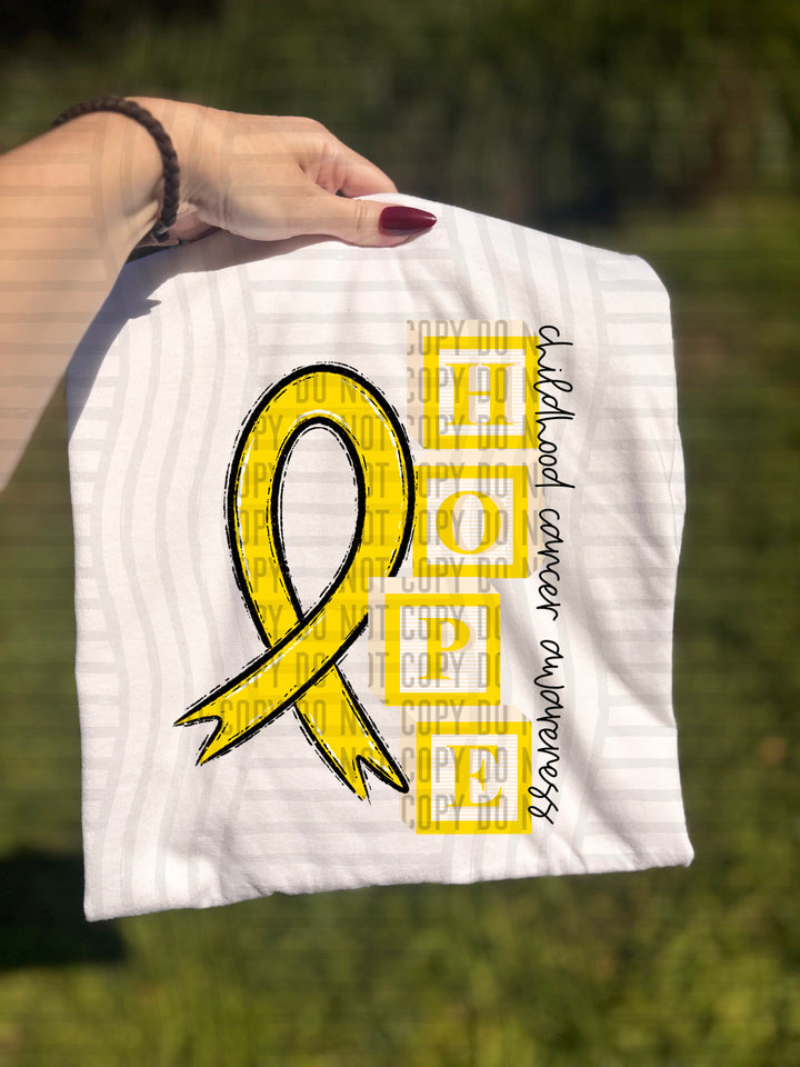 Childhood Cancer Awareness DTF Print