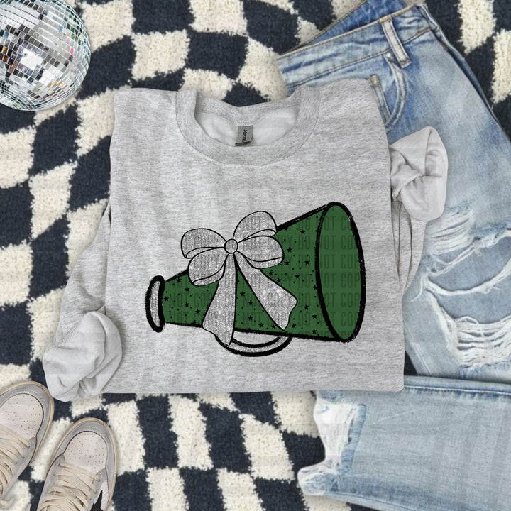 Megaphone Silver Accents DTF Print