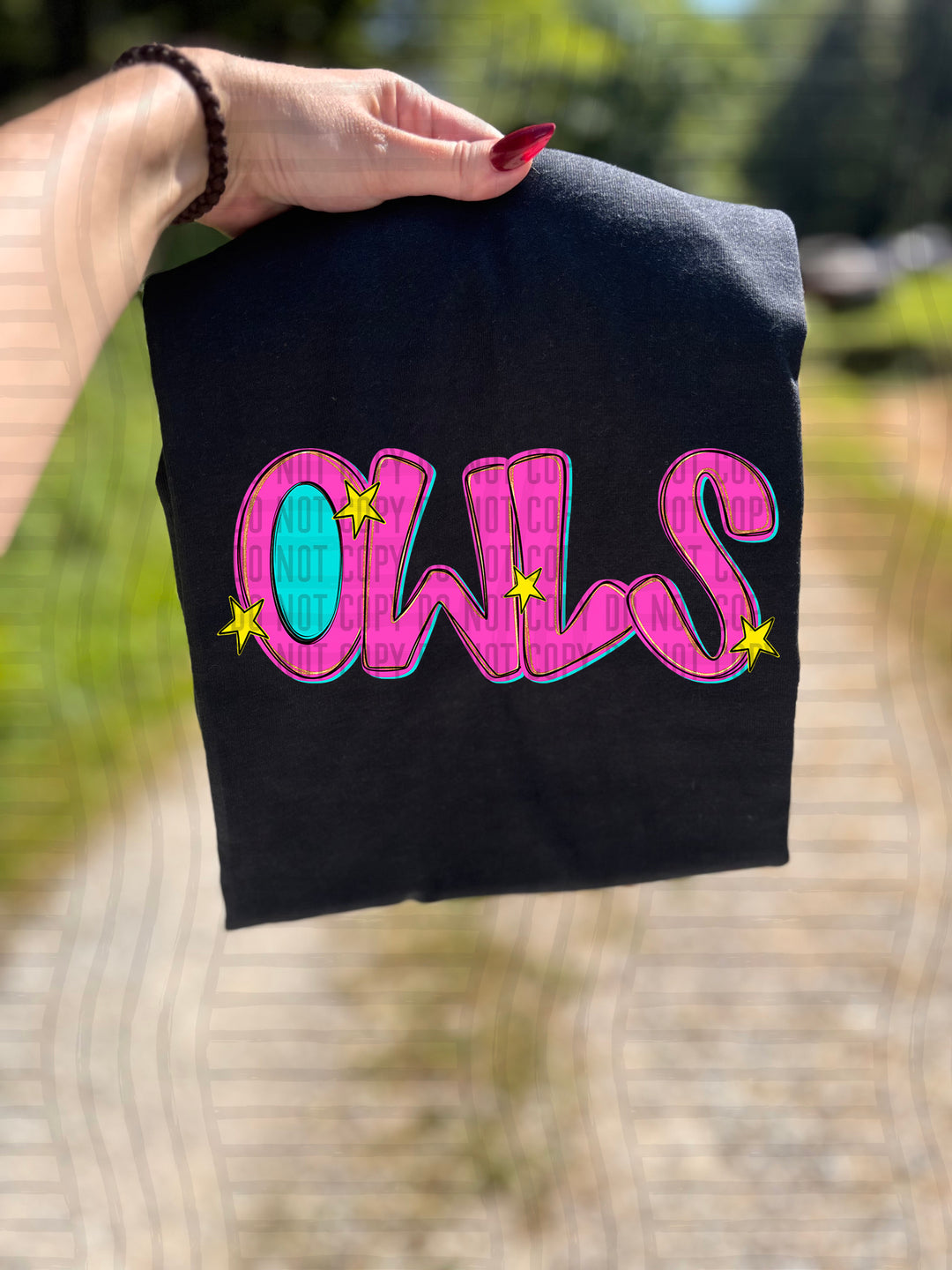 Pink Glow DTF Print