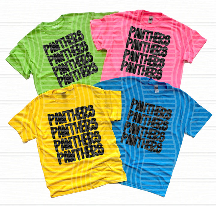 Black Stacked DTF Print