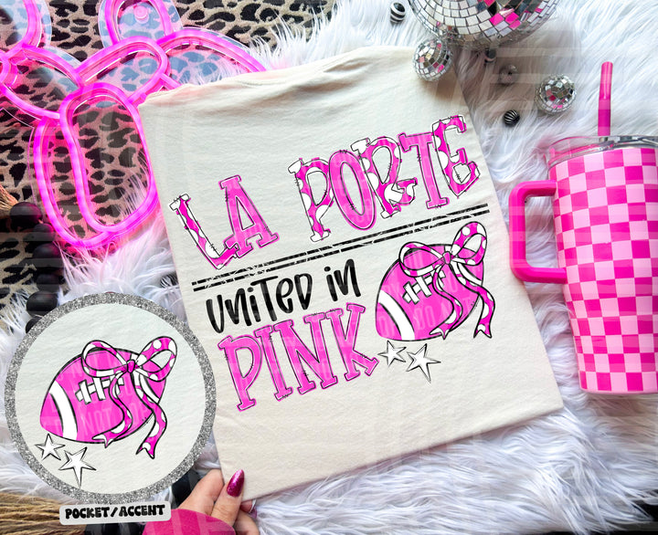 United In Pink Mascots DTF Print