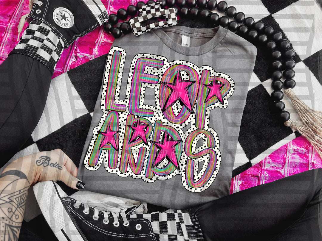 Brushstroke Dots DTF Print