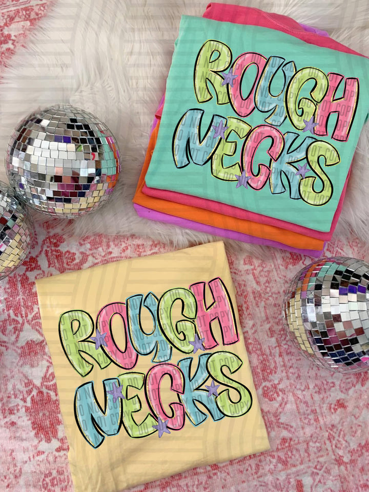 Glittery & Preppy Mascots DTF Print