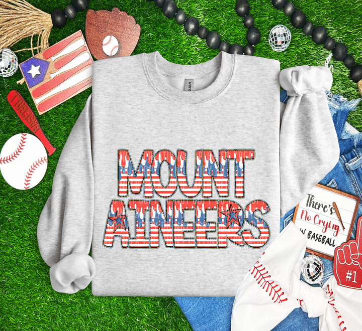 RWB Drip Mascots DTF Print