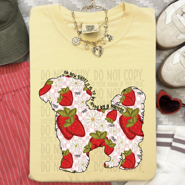 How Sweet Dog DTF Print