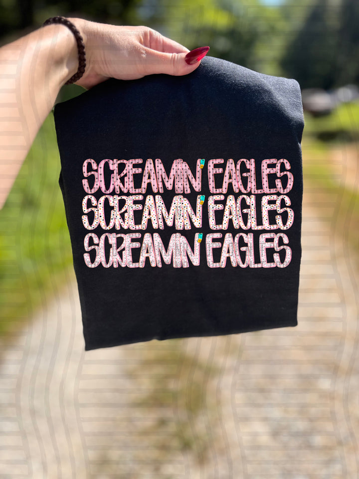 Girly Spooky Triple Stacked DTF Print