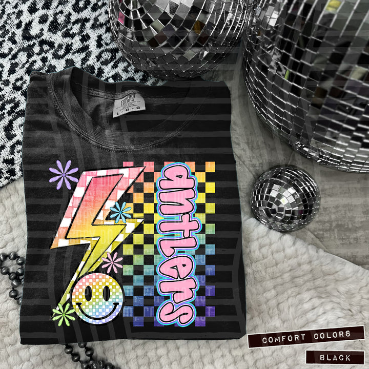 Smiley Side Bolt DTF Print